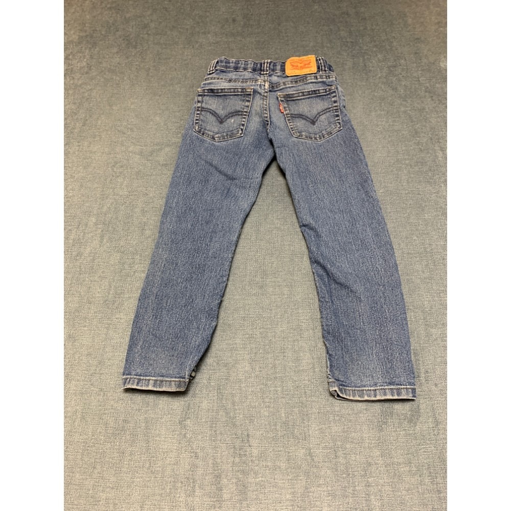 Levi's 511 Slim Fit Jeans Boys 6 Blue Denim Medium Wash Pockets Adjustable Waist